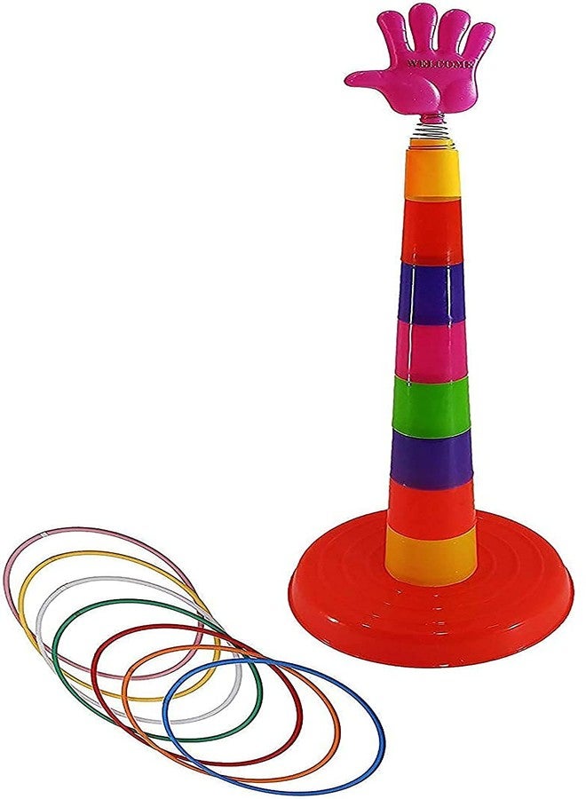 غلان ألعاب وألعاب رياضية داخلية وخارجية للأطفال من GLAN متعددة الألوان (لعبة رمي الحلقات) - Image 3